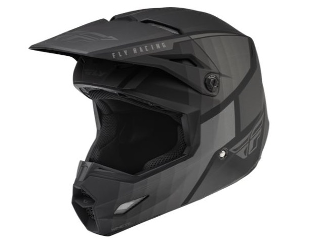 Шлем Fly Racing Kinetic Drift (черный, серый)