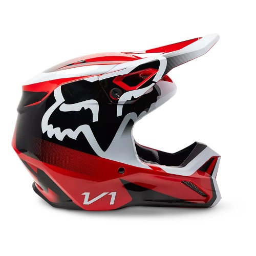 Шлем Fox V1 Toxsyk Helmet (Flow Red)_3