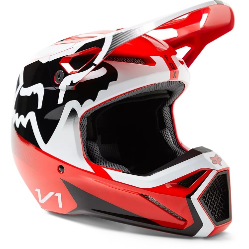 Шлем Fox V1 Toxsyk Helmet (Flow Red)