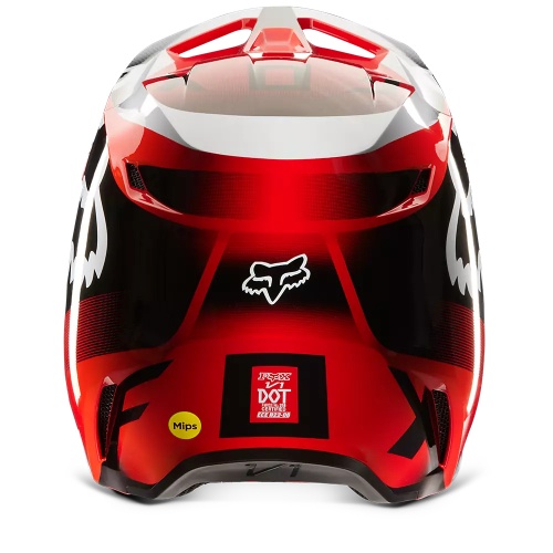 Шлем Fox V1 Toxsyk Helmet (Flow Red)_1
