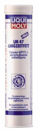 Смазка Liqui Moly с дисульфидом молибдена Langzeitfett+MoS2 400гр