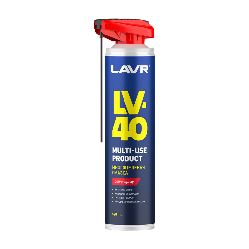 Многоцелевая смазка LAVR LV-40 520мл LN1453