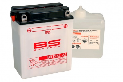 Аккумулятор BS Battery BB12AL-A2/YB12AL-A2 (Acid pack included)