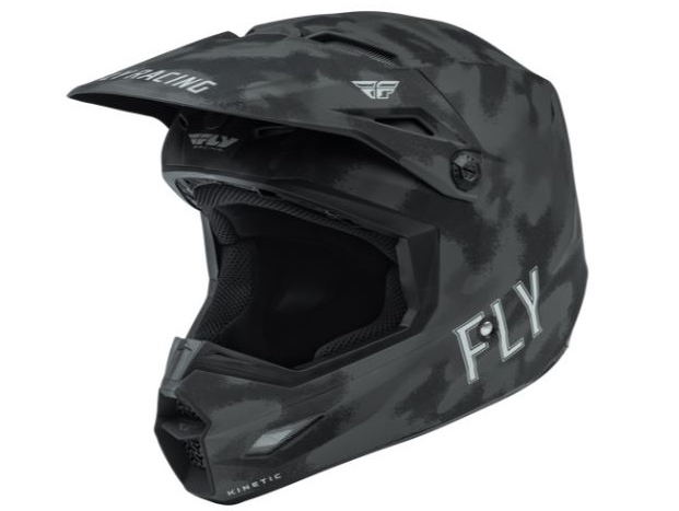 Шлем Fly Racing Kinetic S.E.Tactic (серый, камуфляж)