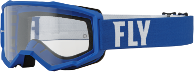 Очки Fly Racing Focus (2022) (белый/синий)