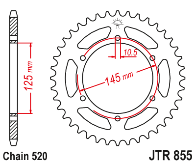 JTR855.45 Звезда ведомая