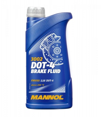 Тормозная жидкость Mannol DOT-4 3002 500мл